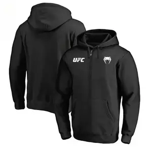 UFC 베넘 지퍼 후드집업 남성 스포츠 집업 후드티 MMA 트레이닝 자켓