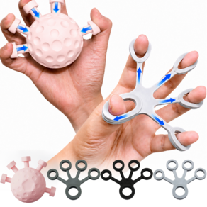 라이프엠디 4종 단계별 손가락 운동 지압 스트레칭 악력기 강도 조절 악력 강화 손운동 손목 핸드 그립 손끝 트레이닝 팔뚝 힘기르기