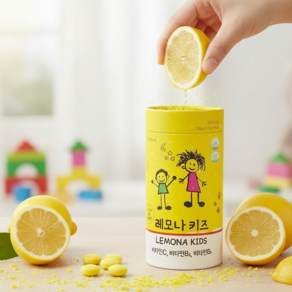 경남제약 레모나키즈 어린이 유아 비타민C 츄어블 성장 영양제
