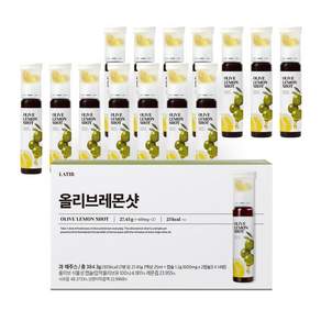 라티브 올리브레몬샷 올레샷 유기농 엑스트라버진 올리브오일 캡슐