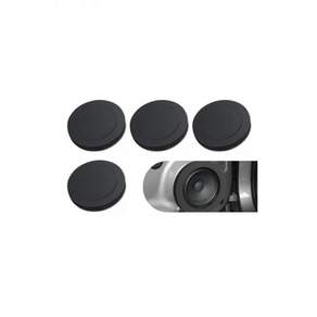 4PCS 스피커 폼 인핸서 6.5인치 스피커 폼 링 자체 접착 오디오 혼 씰 개스킷 범용 스펀지 베이스 차단 키트 자동차 스피커의 스테레오 사운드 향상을 위한 제품입니다