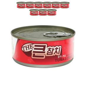 더큰참치 고양이캔 TUNA+게살 160g 10개