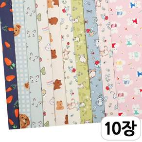 [모핸] 패브릭스티커 10장