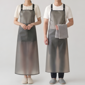 고즈닝 길이조절 업소용 주방 방수 앞치마