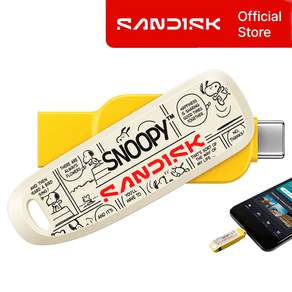 샌디스크 스누피 USB 메모리 Phone Drive SNOOPY 에디션 C타입 OTG SDDDC6