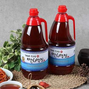 거제도진상품특선 멸치액젓 3호멸치액젓2.2kg x 2병