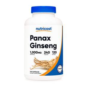 뉴트리코스트 파낙스 진셍 1000mg 캡슐, 240정, 1개