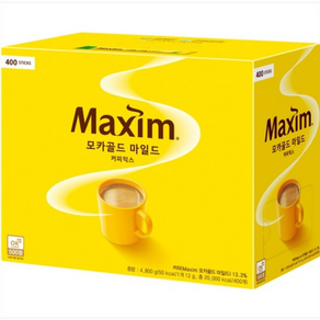 맥심 모카골드 마일드 커피믹스 400 (한정쿠폰가)