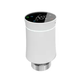 Qiumi-Tuya 라디에이터 밸브 스마트 프로그래밍 가능 온도 조절기 히터 TRV Alexa 음성 제어