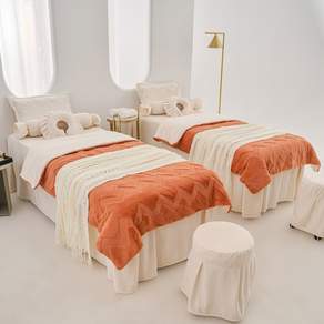마사지 침대 침구 세트 로즈 새로운 경락 미장원 침구커버세트 관리샵