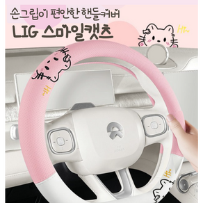 LIG 스마일 캣츠 사계절 오염 스크레치 노화 방지 핸들커버