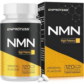 Enprotess 엔프로테스 설하형 NMN 500mg 고흡수 로젠지 120정 3개