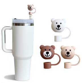 실리콘 텀블러 빨대 마개 10mm 세트