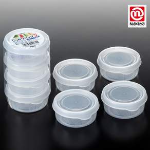 일본 다용도 반투명 밀폐용기 70ml (1세트4개) 소분용기 반찬통 양념통 소스통