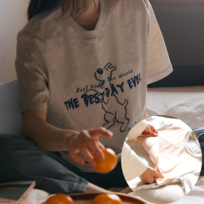 초슬림 씬패드 노브라티 3mm 사계절 데일리티셔츠 임부복
