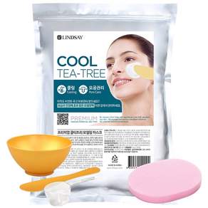 린제이 프리미엄 티트리 모델링팩1kg+팩도구3종+해면, 1개입, 1개