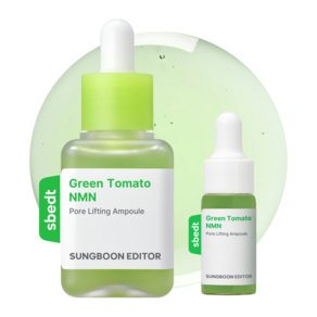 성분에디터 그린토마토 NMN 4중 모공 수축 앰플 40ml + 앰플 샤쉐 10ml 세트