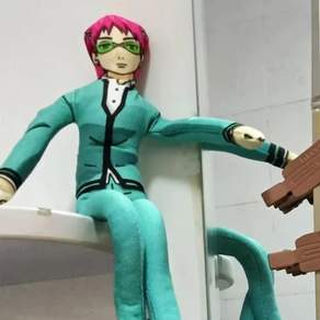 사이키쿠스오 포징 캐릭터 와이어 플러시 봉제 인형 28cm