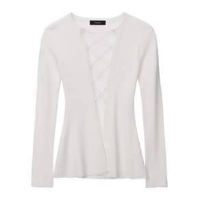 더발론 x cross strap cardigan