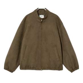 ENOR STUDIO 하이넥 스웨이드 블루종 KHAKI