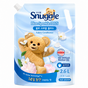 스너글 섬유유연제 블루스파클 플러스 리필