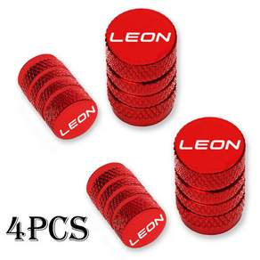 허브스페이스 휠 자동차 바퀴 타이어 밸브 캡 줄기 커버 Airdust 방수 좌석 Leon fr 1m MK1 MK2 MK3 장식 4Pcs