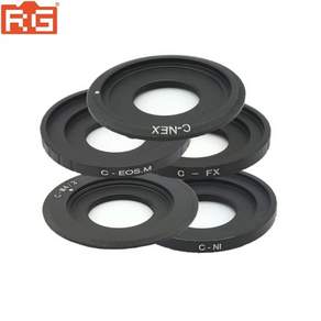 카메라 렌즈 C 마운트 C-NEX C-M4/3 C-FX C-N1 C-AI.Z 어댑터 링 (소니 호환 캐논 호환 EOS .M .R 니콘 호