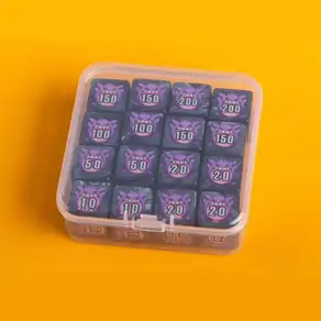 PTCG 매치 득점 데미지 카운터 양면 롤 플레잉 게임 Gengar Vstar GX 보드 15 번째 웨이브