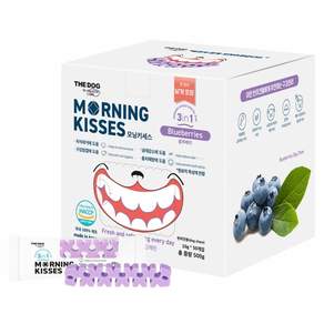 더독 강아지 모닝 키세스 3in1 덴탈껌 50p