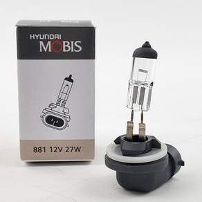 타로시 현대 모비스 전조등 할로겐 자동차전구 12V 881