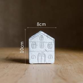 집 모양 도자기 다육 옹기 시멘트 꽃꽂이 화분 화병 탁상 세라믹