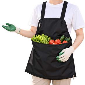 수확용 앞치마 원예용 대형포켓