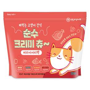 댕냥이라이프 고양이 순수 크리미 츄 짜먹는 간식 버라이어티팩