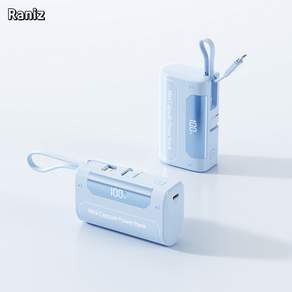 Raniz 대용량 도킹형보조배터리 20000mAh 항공사 규격 준수 22.5W 고속 충전 LED 디스플레이