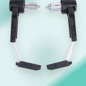 산악자전거 오토바이 핸들바 충돌 방지 브레이크 레버 보호 활 모양 경적 방탄 장갑 길이 조절 가능 모든 자전거 호환