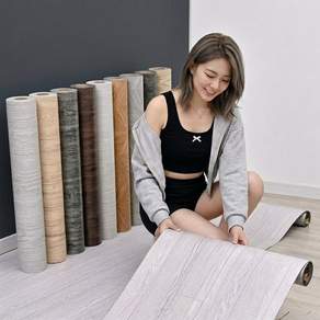 서플라이랩 붙이는 우드장판 셀프 접착식