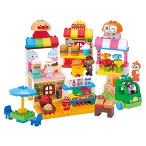 BlockLabo DX 3 [반다이(BANDAI)] 블록 랩 호빵맨과 모두의 즐거움 듬뿍 블록 대상