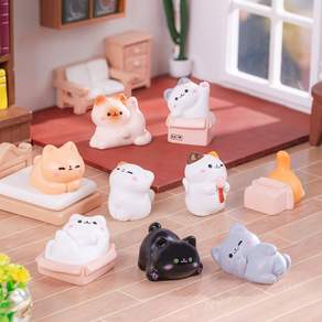 청년토이 사고뭉치 고양이 피규어 9종세트
