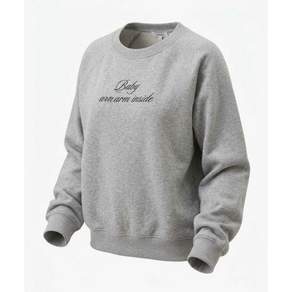MOONSUN ARCHIVE MJ Baby Sweatshirt / MELANGE GRAY