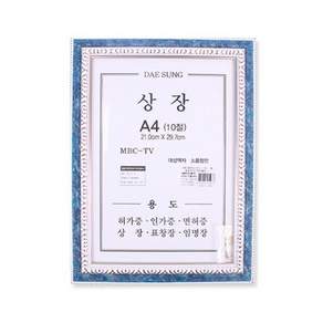 A SE 대성 파스텔 상장 액자 10절 랜덤발송