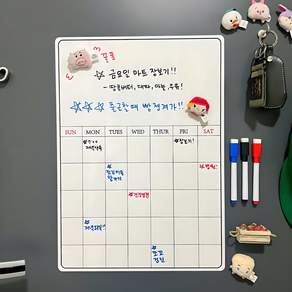 스브링 만사오케이 자석 냉장고 메모보드