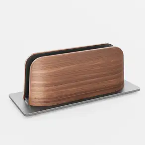 키보드거치대 수직 노트북 스탠드 슬롯 호두 나무 노트북 홀더 수직 책상 너비 도크 MacBook 용 미끄럼 방