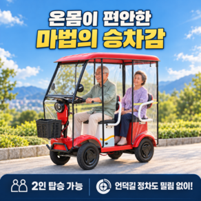 리코준 노인 전동차 사륜차 네발 전동 스쿠터 어른신 이동수단