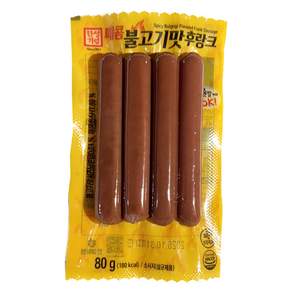 한성 매콤 불고기맛 후랑크 80g (15개) 아이스박스