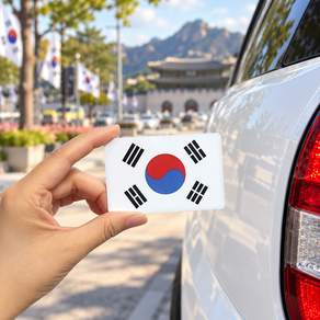 DMmade 초보운전 자석 차량용 스티커 포토 맞춤 제작 선물 귀여운 자동차 초보운전자 표시 마그넷