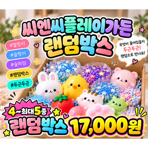 [씨엔씨플레이가든] 문구 완구 장난감 랜덤박스 선물박스 깜짝박스