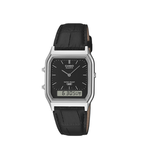 CASIO 카시오 AQ-230EL-1A AQ-230 시리즈 아날로그 디지털 블랙