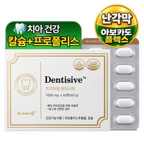 닥터메타 프리미엄 덴티시브 치아 건강 칼슘 프로폴리스 영양제