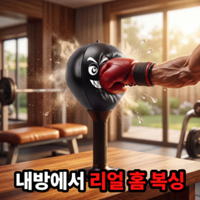 타격공식 스트레스 해소 홈트 책상 샌드백 미니 흡착 펀치볼 펀칭백