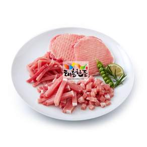 [태흥한돈] 국내산 신선한 냉장 등심 카레용/짜장용 500g 1팩